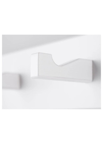Вішалка на 3 гачки ІКЕА KUBBIS білий (30289575) IKEA (267903257)
