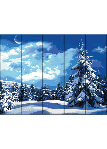 Картина по номерам на дереве "зима" ArtStory (282594760)