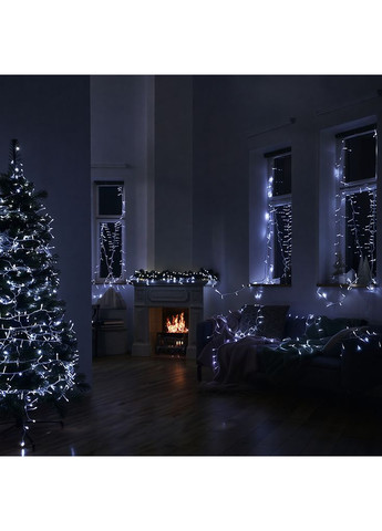 Гірлянда Різдвяна фея 100 м 1000 LED білий провід для декору будинку та саду Garlando (370432334)