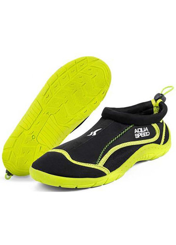 Аквашузи AQUA SHOE MODEL 28A 9159 чорний, жовтий Aqua Speed (367588609)