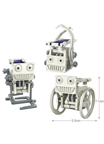Набір для досліджень 4М Робот на сонячній батареї 3-в-1 (00-03377) 4M (339781165)