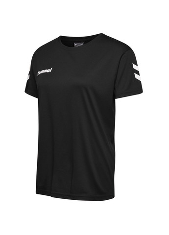 Черная летняя футболка Hummel