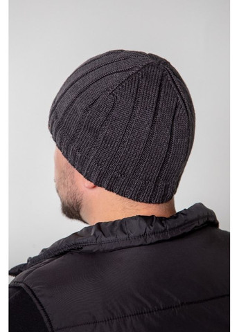 Чоловіча шапка біні в'язана "Варг" на флісі Braxton (366031719)