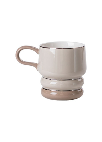 Чайний сервіз Retro на 6 персон керамічний 8 предметів, сірий Yiwu (322503859)