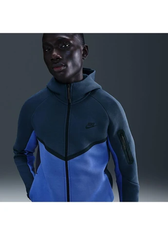 Толстовка Tech Fleece Windrunner Blue HV0949-438 Nike (398077037)