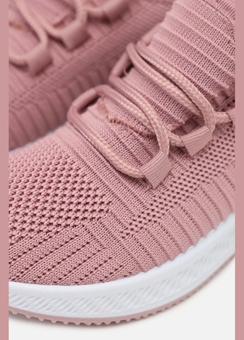 Светло-розовые всесезонные кроссовки для девочки, на плоской подошве цвет пудровый cb-00269295 No Brand