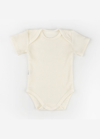 Молочний демісезонний комплект боді та штани вафля cream молочниий dexter's