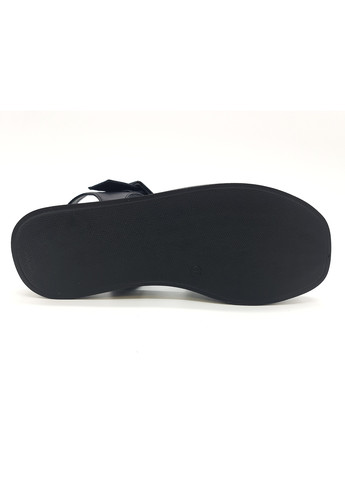 Жіночі босоніжки чорні шкіряні TE-18-5 24 см (р) Teona (259016891)