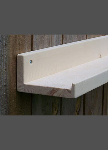 Настенная полка из дерева Хенкок 50 бланже (НСП-0031501) No Brand (328082382)