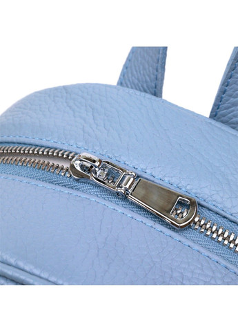 Кожаный женский рюкзак из натуральной кожи 16303 Голубой Shvigel (292849824)