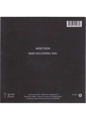 Вінілова Платівка Cigarettes After Sex – Affection (EP, 7", 45 RPM, Single, Vinyl) (719034454764) No Brand (369739155)