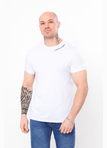 Белая футболка мужская с коротким рукавом Носи своє