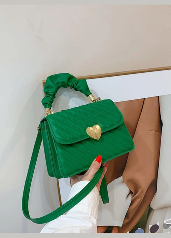 Жіноча сумка крос-боді зелена No Brand (290665317)