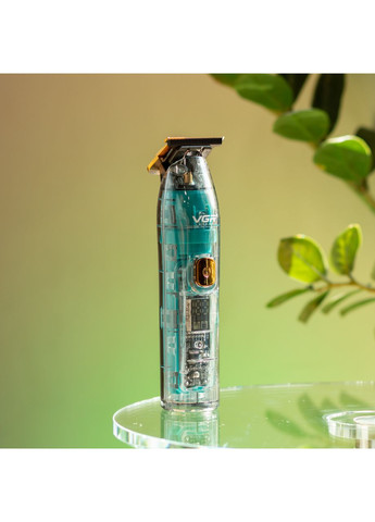 Тример для стрижки акумуляторний з 4 насадками Зелений V-961 VGR (370974781)