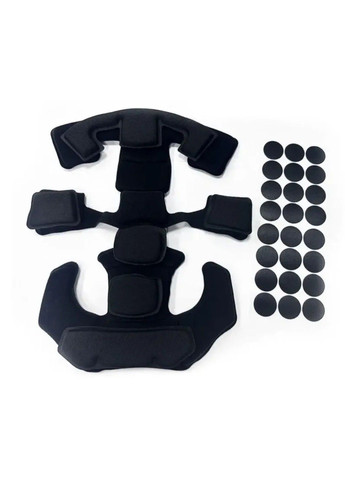 Універсальна система кріплень для шолома Wendy system із подушками (Чорний) No Brand (332637404)