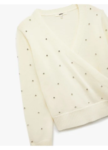 Молочный демисезонный пуловер пуловер KOTON