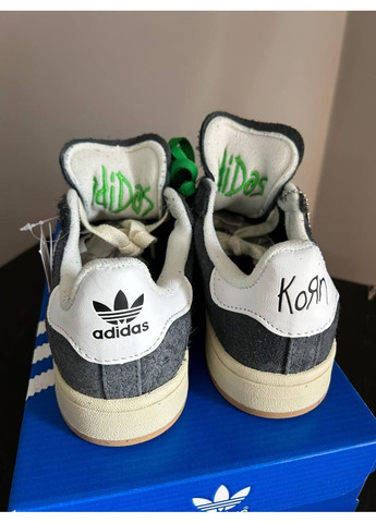 Сірі Осінні кросівки чоловічі adidas campus korn grey part ii адідас кампус No Brand
