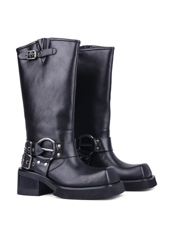 Жіночі Чоботи FRAUDULENT(C529D-I502A-001) Чорний Шкіра Jeffrey Campbell (304203733)