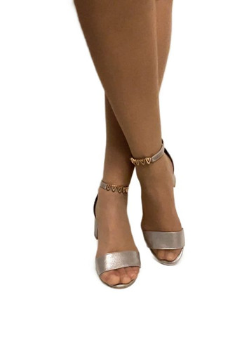 Жіночі босоніжки Gallop Lin перламутр на підборах (329693056)