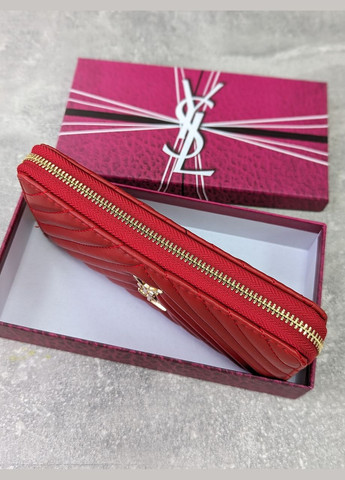 Жіночий гаманець великий Saint laurent — Ів Сен Лоран червоний PTR No Brand (317763146)