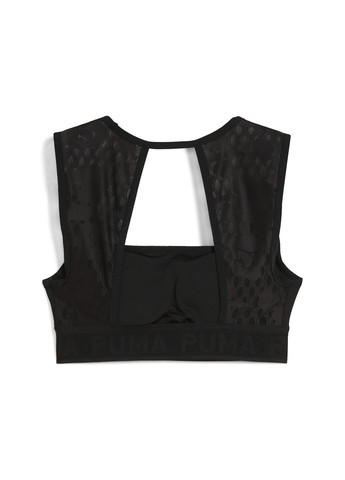 Чорний спортивний бра move lace bra Puma поліестер, еластан