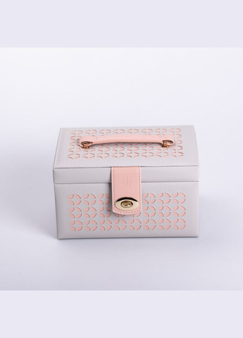 Скринька для прикрас з еко шкіри 3 яруси з дзеркалом органайзер для ювелірних виробів HP-5-17G Yiwu (325922787)