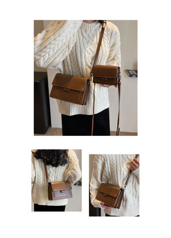 Жіноча класична сумка на пояс крос-боді на три відділи No Brand (344446505)