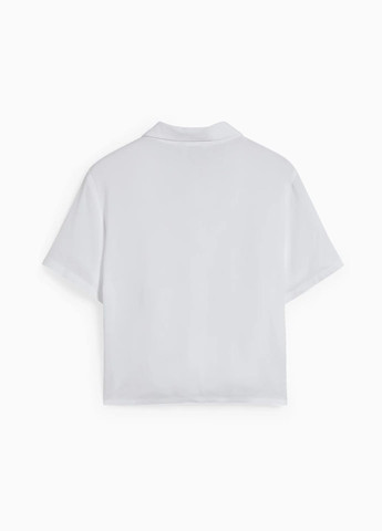 Белая летняя блуза из вискозы C&A