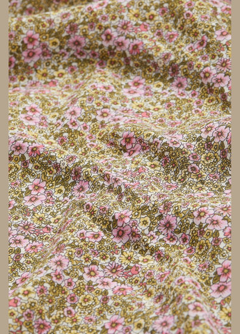 Комбінована повсякденний плаття, сукня H&M з квітковим принтом