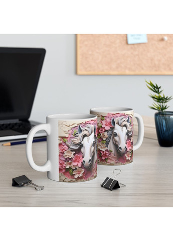 Керамічна чашка з дизайном "Коник" No Brand (368671417)