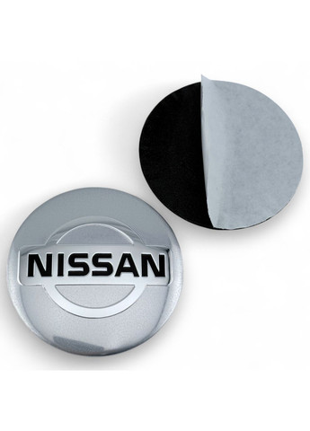Наклейки з логотипом Нісан 56 мм алюмінієві 4 штуки. No Brand (364957852)