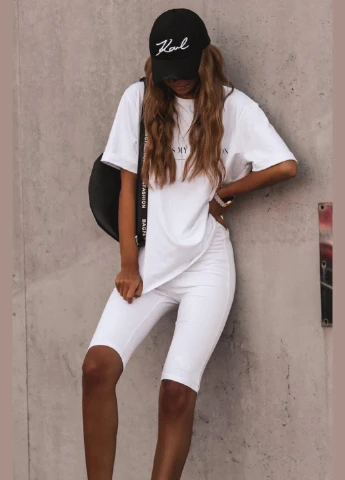 Костюм женский белого цвета Let's Shop (293476740)
