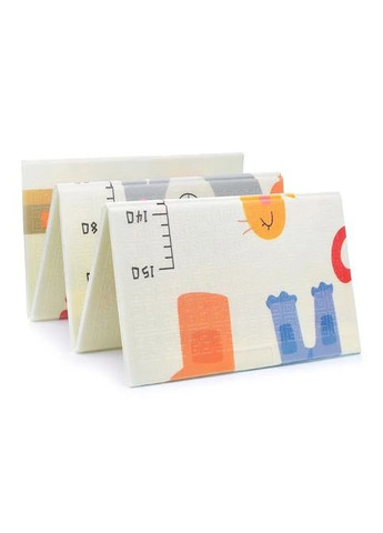 Двосторонній розвиваючий термокилимок EVA D-14710 Ведмежатко та дорога 200 х 180 см з сумкою Bambi (356893329)