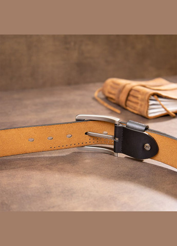 Ремінь з дірками чоловічий 20383 Чорний Vintage (357207693)