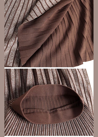 Светло-коричневая кэжуал юбка Forza Viva а-силуэта (трапеция)