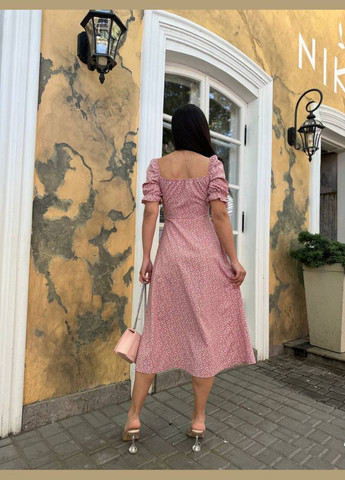 Рожева святковий, ділова, повсякденний, кежуал, вечірня сукня жіноча No Brand однотонна