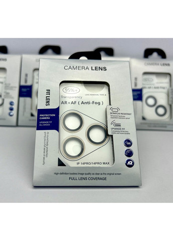 Лінзи на камеру для 16 PRO захисне скло AR + AF айфон комплект 3 шт camera lens TITANIUM DESERT GOLD No Brand (369136884)