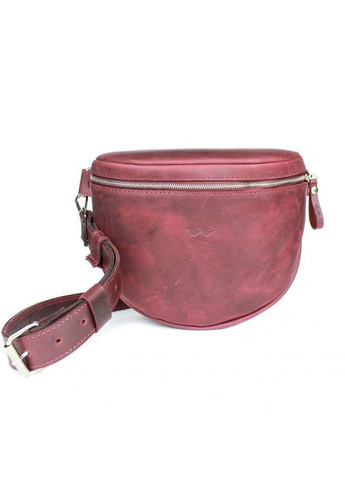 Сумка жіноча шкіряна через плече Vacation бордова The Wings (302007380)