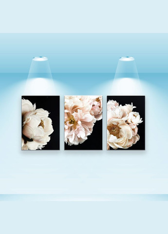 Постер Ясно-белый цветок 28x40 см (ПС-019) Riviera Blanca (296198493)