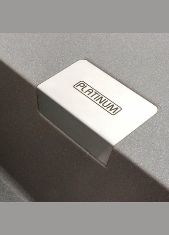 Гранітна мийка для кухні 8650 DIAMOND матова ( мусон) Platinum (342071684)