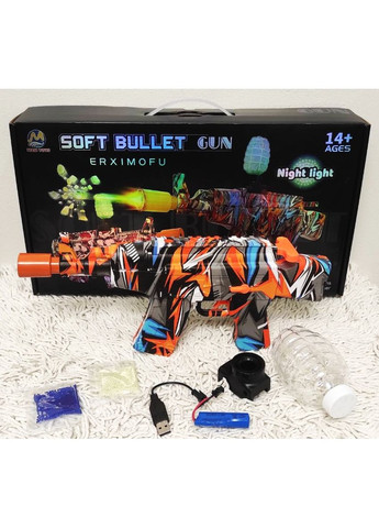 Автомат на орбізах АК-47 Орбіган гель бластер на акумуляторі і трасерною насадкою (G9910) No Brand (370776280)