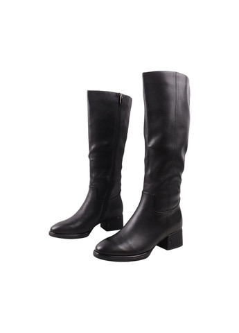 сапоги женские черные натуральная кожа Molka