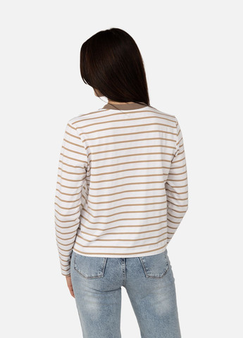 Футболка с длинным рукавом женская цвет белый CB-00266327 Yuki - (319102039)