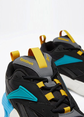 Черные летние кроссовки мужские aztrek black/alloy/teal Reebok DV8172