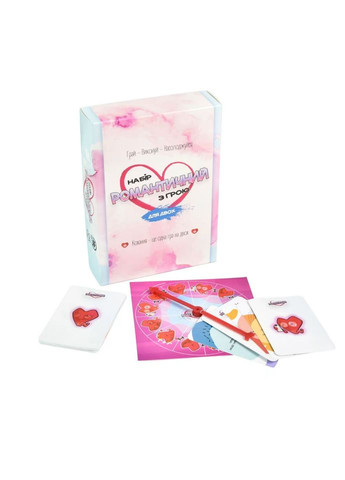 Карткова гра «Набір романтичний з грою» 30470, 110 карток Strateg (304405440)