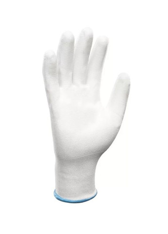 Защитные перчатки ЦВЕТОК PRO Sensitive Expert (M/, 12 пар) cтрейчевые с полиуретановым покрытием (24235) КВІТКА (304289010)