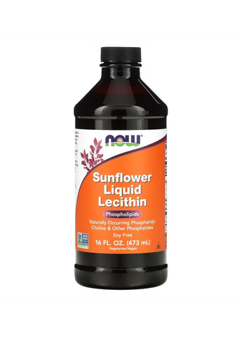 Добавка Sunflower Liquid Lecithin - 16 fl oz Now Foods (280899526)