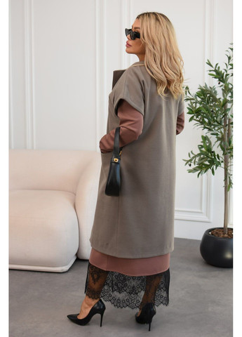 Светло-коричневый демисезонный кардиган DK/DL Мода без кордонів