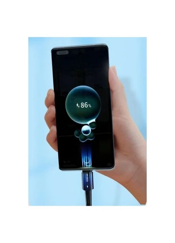 Дата кабель (EXCTT1-CGA01) Essager USB-C to USB-C 2.0m 100W black (401162848)