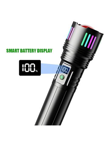 Ліхтар KEZU нового покоління — потужний світлодіодний ліхтар із корпусом з алюмінієвого сплаву та нічним підсвічуванням FP (368576275)